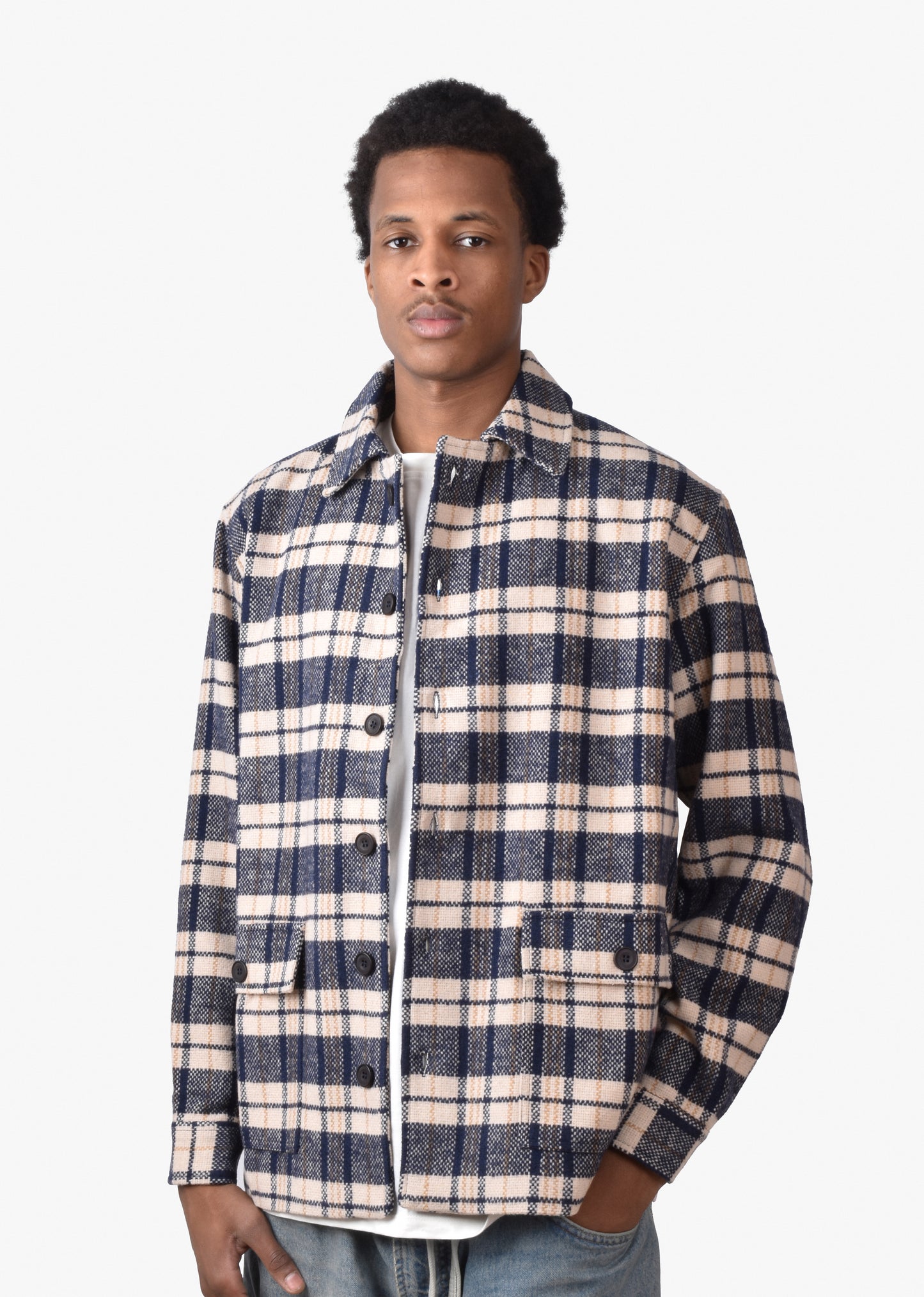 Textured Overshirt